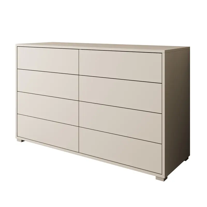 Fabrieksprijs Meubella - Ladekast Gideon 2 - Beige - 120 cm