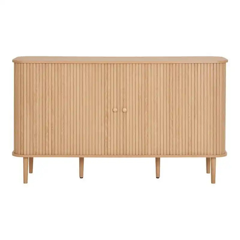 Dressoir Naturel - 140x40x79cm - 2 Deurs - Nikko Beperkte Voorraad