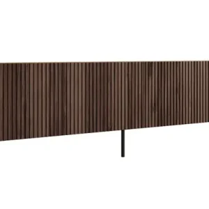 Meubella - TV-Meubel Tartagal - Donkerbruin eiken - 200 cm Op = Op