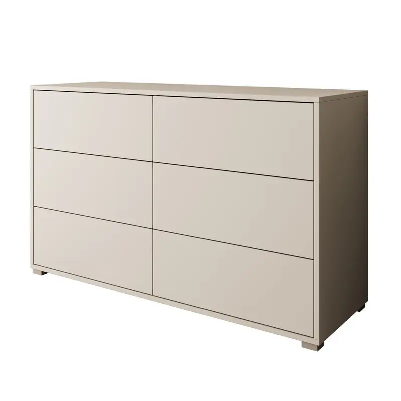 Meubella - Ladekast Gideon - Beige - 120 cm Plaats Bestelling