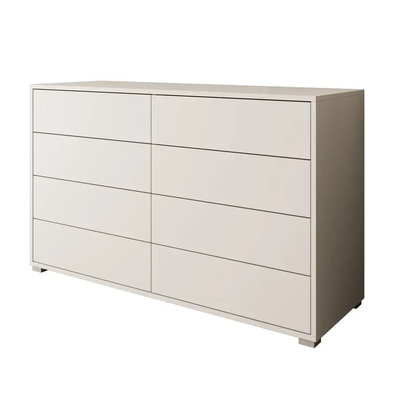 Meubella - Ladekast Gideon 2 - Wit - 120 cm Meest Verkocht