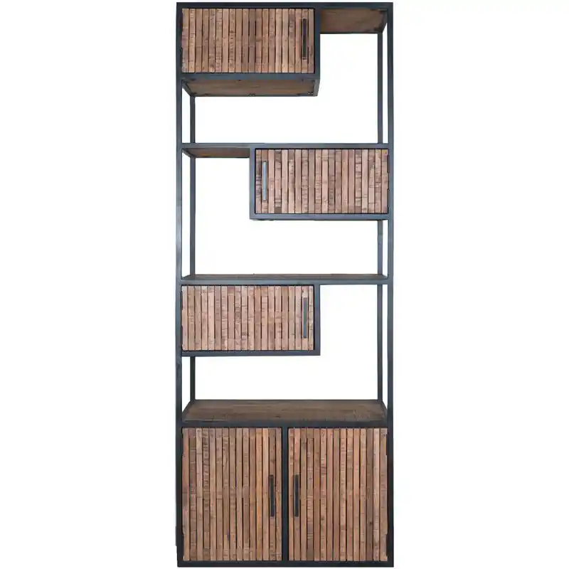 Kast Loek 210 x 80 cm - Bruin Mangohout Seizoensaanbieding