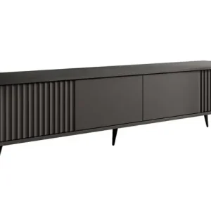 Meubella - TV-Meubel Winq 2 - Antraciet - 180 cm Gratis Verzending