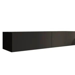 Topkwaliteit Meubella - TV-Meubel Palm - Mat zwart - 160 cm