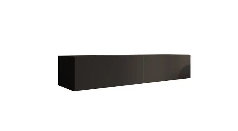 Topkwaliteit Meubella - TV-Meubel Palm - Mat zwart - 160 cm