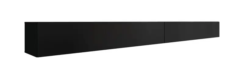 Koop Vandaag Meubella - TV-Meubel Flame - Mat Zwart - 320 cm