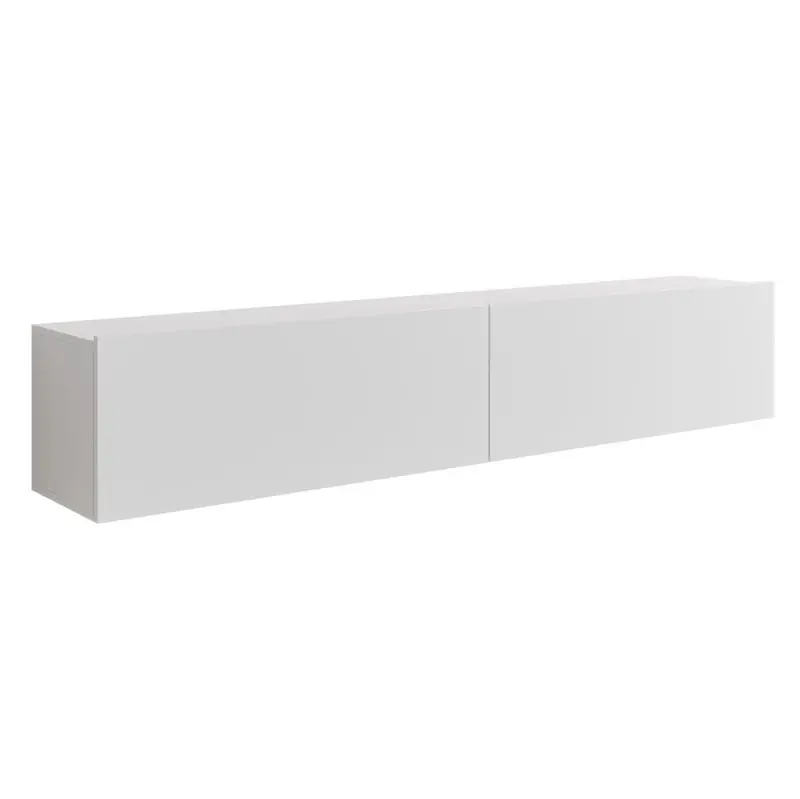 Meubella - TV-Meubel Asilento - Mat wit - 180 cm Professioneel