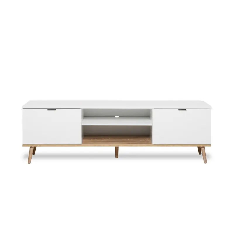 Bestseller TV-meubel 2 Deuren 2 Open Vakken L160 cm - Copenhague
