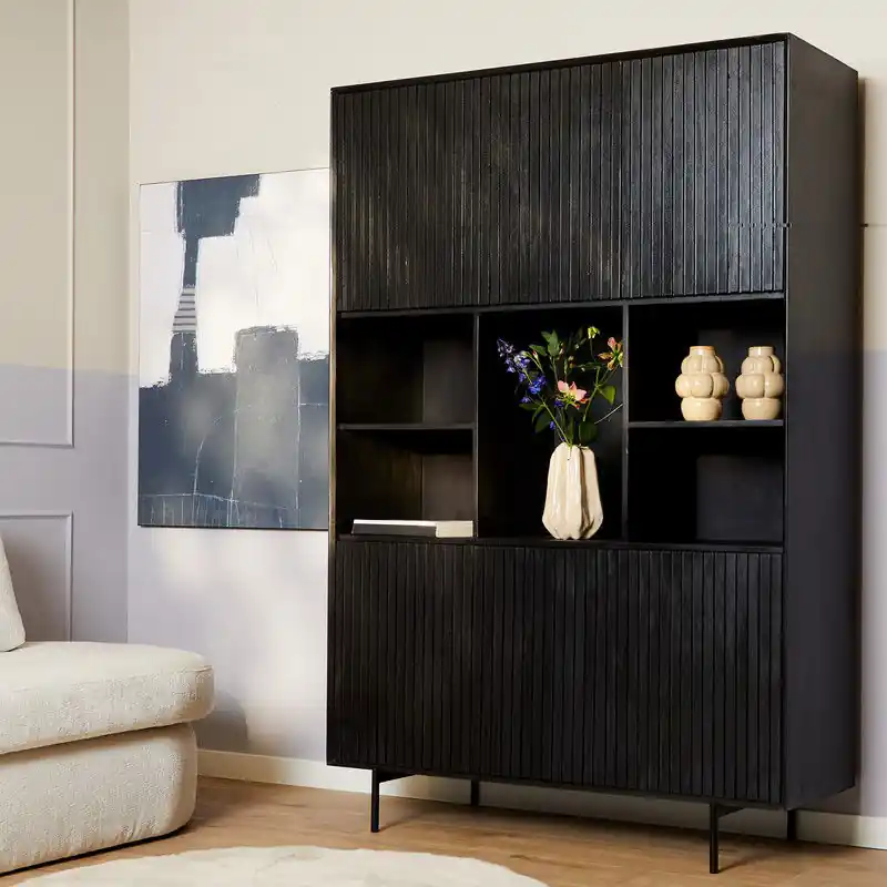 Starfurn Vakkenkast Madison XL Black | 135 cm Must-Have