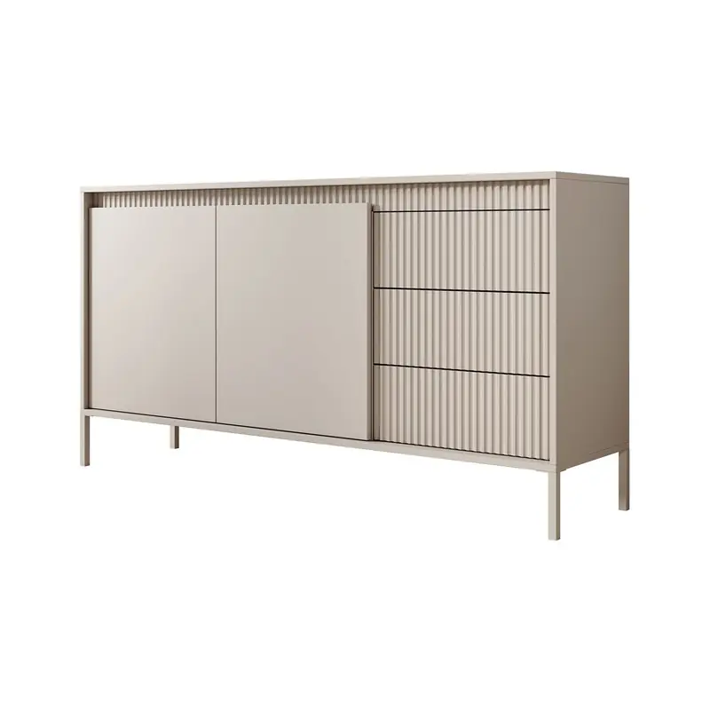 Meubella - Dressoir Saran - Beige - 153 cm Limited Edition