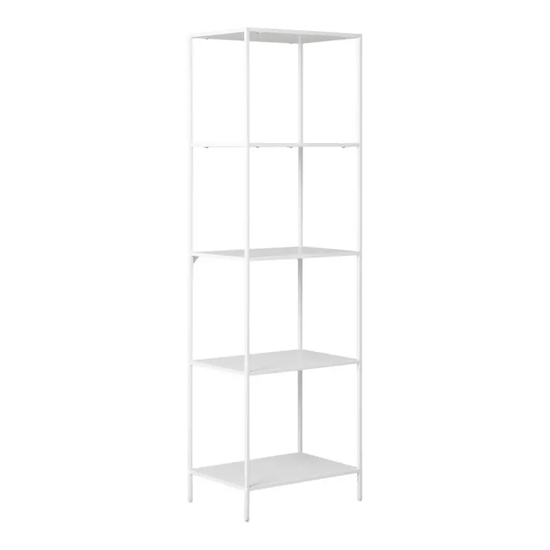 Shop Nu Boekenkast Wit Metaal - 4 planken - 51x36x170cm - Vita