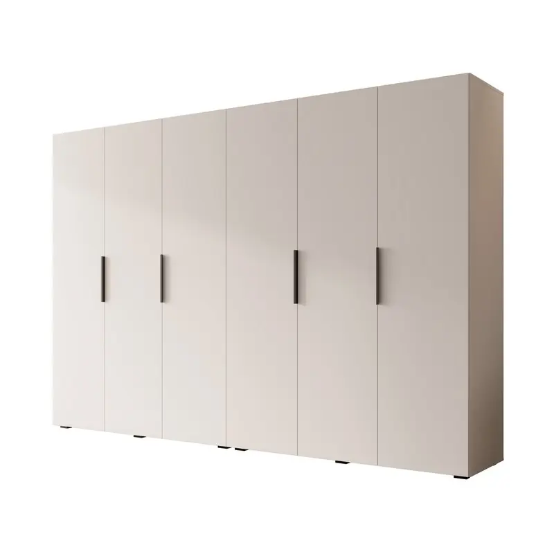 Meubella - Kledingkast Marquesa - Wit - 300 cm Direct Verzonden