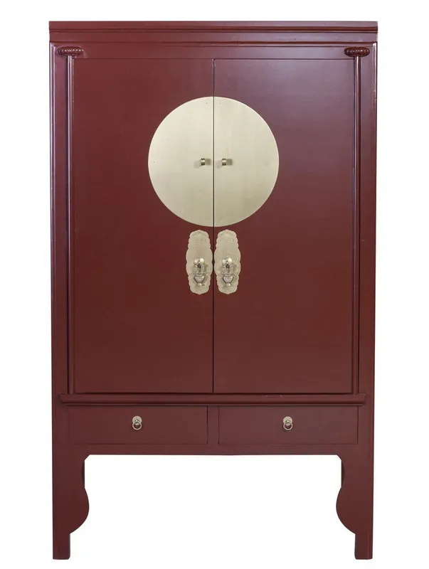 Nieuw Fine Asianliving Chinese Bruidskast Rood Scarlet Rouge - Orientique