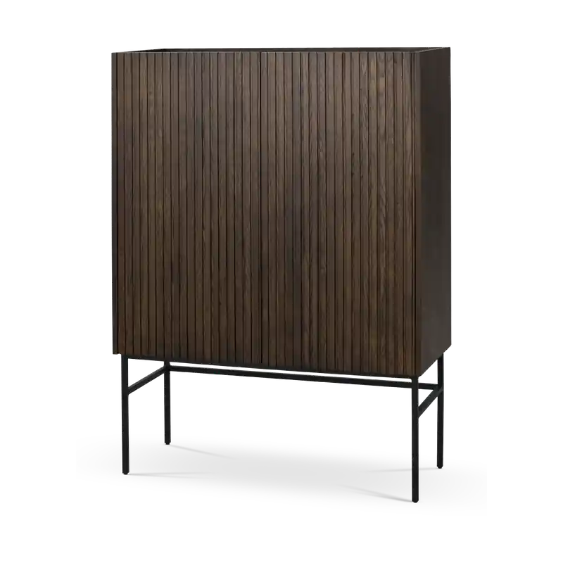 Halifax houten opbergkast bruin - 140 x 100 cm Bulkbestelling