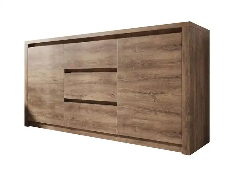 Modern Meubella - Dressoir Monaco - Eiken - 140 cm
