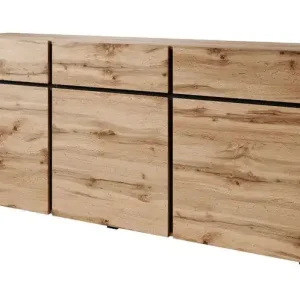 Finale Uitverkoop Meubella - Dressoir Cainan - Eiken - 180 cm