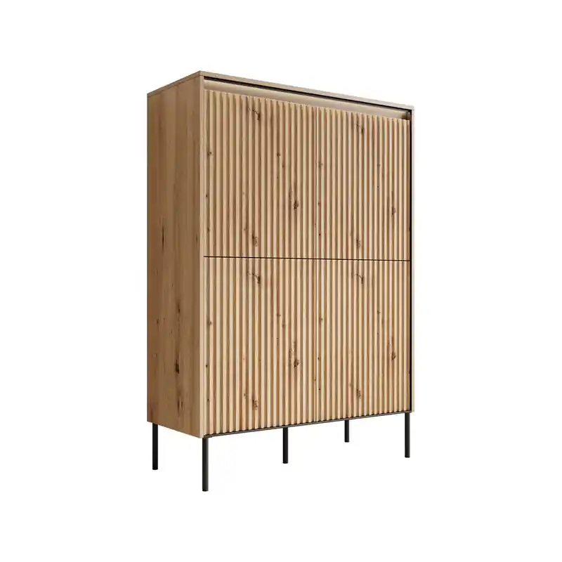 Dagaanbieding Meubella - Dressoir Timoteo - Eiken - 98 cm - Hoog