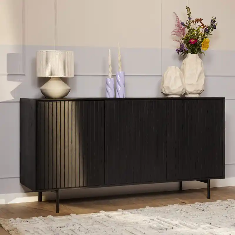 Superprijs Starfurn Dressoir Madison Black | 165 cm