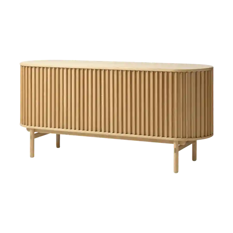 Kjeld houten sideboard naturel - 160 x 45 cm Wereldwijde Verzending
