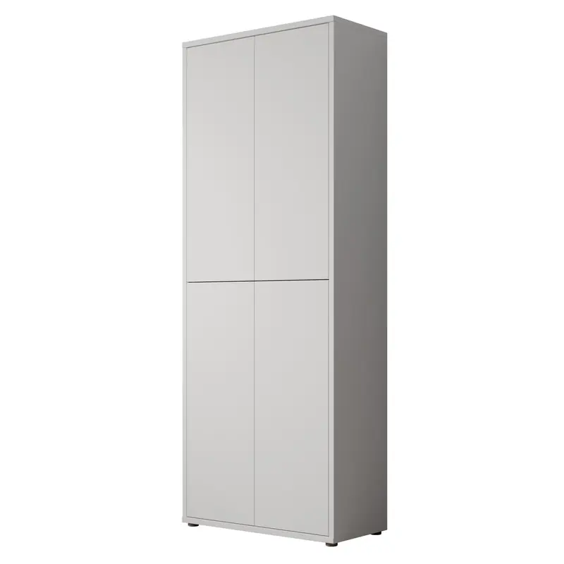 Meubella - Schoenenkast Amber - Lichtgrijs - 75 cm Bestseller