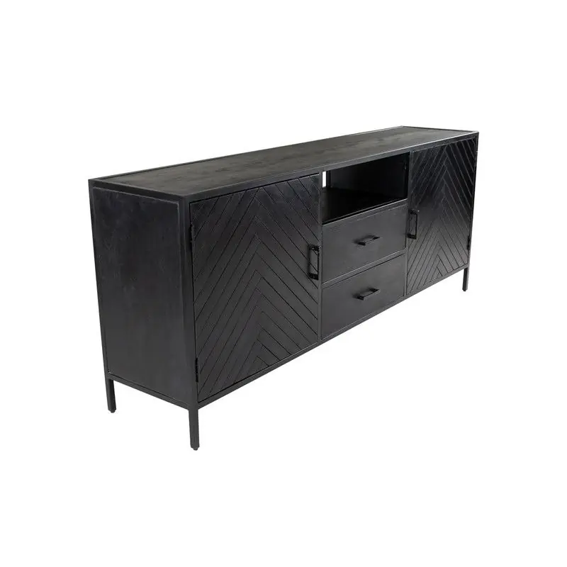 Koop Vandaag Kick dressoir Hugo hoog-75cm - Zwart