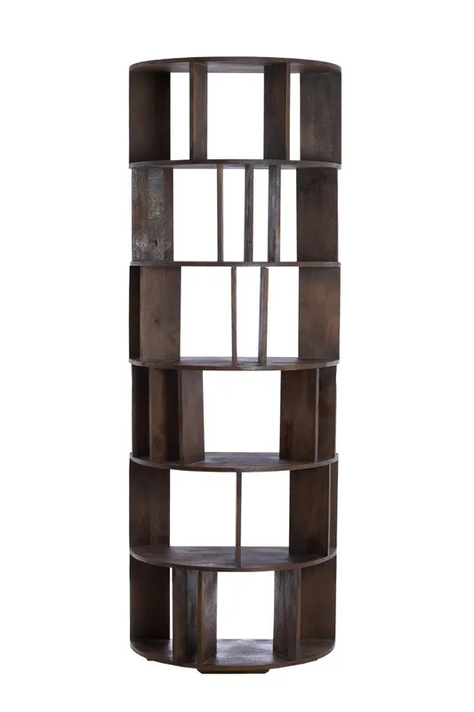 Koopje Light & Living - Wandkast LIMPYA - 76x37x212cm - Bruin