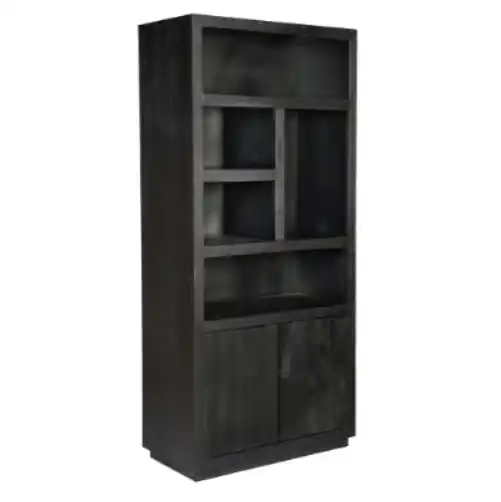 Plaats Bestelling Starfurn Vakkenkast Brussel Black | 90 cm