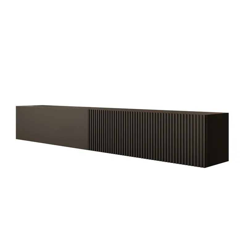 Nieuw Meubella - TV-Meubel Caius - Zwart - 200 cm