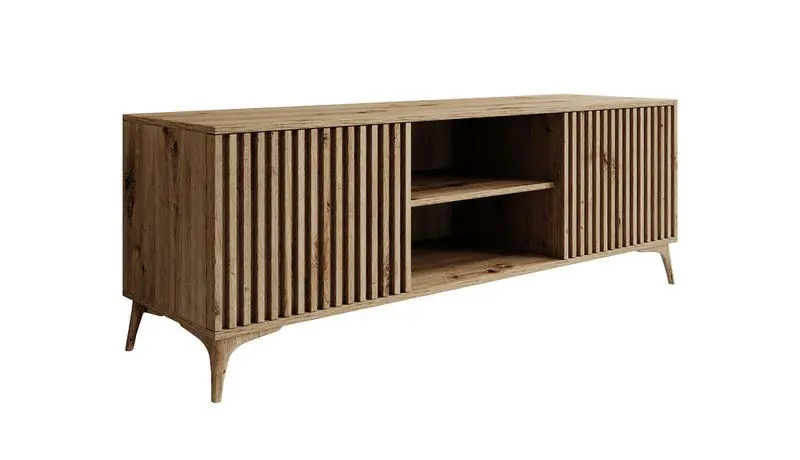 Nu Kopen Meubella - TV-Meubel Evy - Eiken - 150 cm - Staand