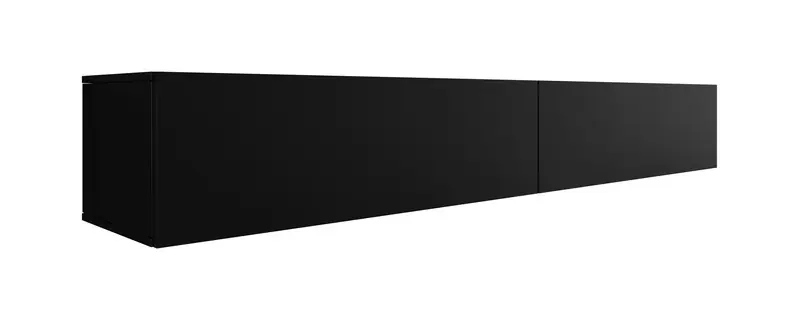Nieuw Model Meubella - TV-Meubel Flame - Mat Zwart - 200 cm