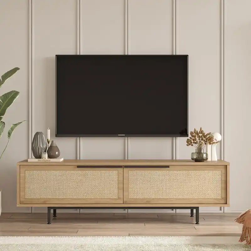 TV Meubel Kosmos Walnoot Eik Melamine 160x45,1x35,5 cm Finale Uitverkoop