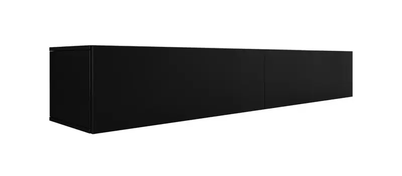Meubella - TV-Meubel Flame XL - Mat Zwart - 180 cm Lage Prijs