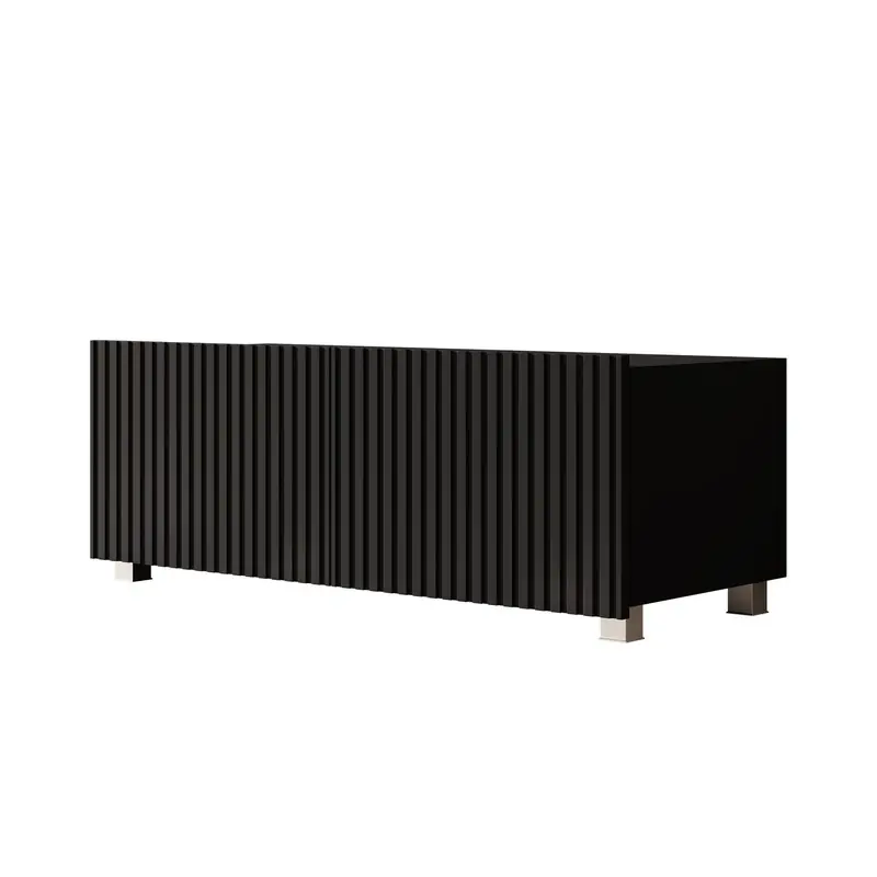 Meubella - TV-Meubel Kenderes - Zwart - 100 cm Trendy