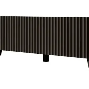 Tijdelijk Beschikbaar Meubella - TV-Meubel Pepinos 2 - Mat zwart - 150 cm