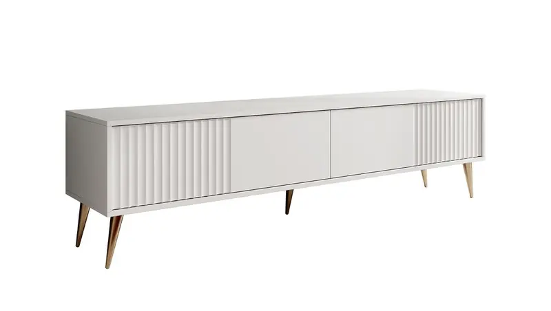 Tijdelijk Beschikbaar Meubella - TV-Meubel Winq 2 - Wit - 180 cm