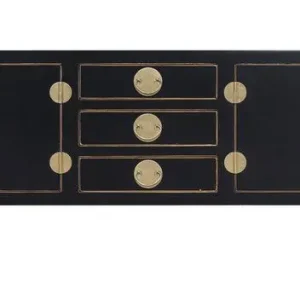 Speciale Aanbieding Fine Asianliving Chinese TV Kast Onyx Zwart - Orientique Collectie