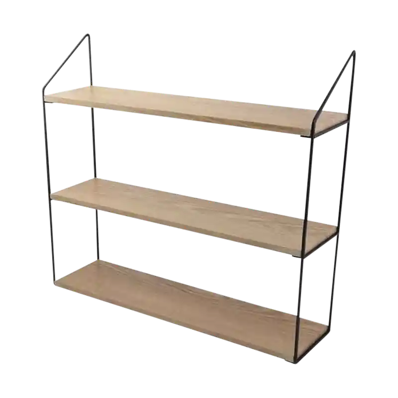 Cara houten wandrek naturel - 60 x 54 cm Gereduceerde Prijs
