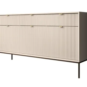 Topkwaliteit Meubella - Dressoir Navil - Beige - 154 cm