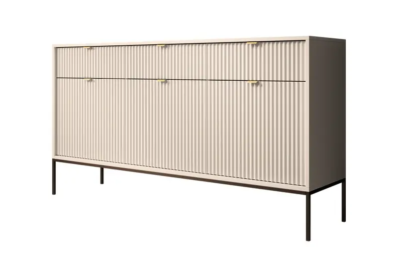Topkwaliteit Meubella - Dressoir Navil - Beige - 154 cm