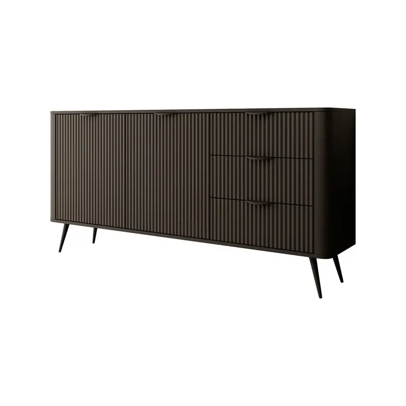 Nieuw Meubella - Dressoir Lima - Zwart - 163 cm