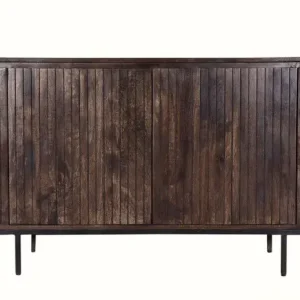 Modern Livingfurn - Dressoir Noor Walnut 170cm - Mangohout / Gecoat Staal