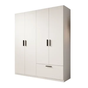 Meubella - Kledingkast Lillian - Wit - 180 cm Lage Prijs