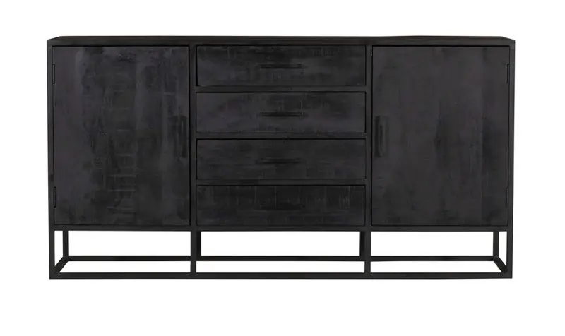 Exclusief Starfurn Dressoir Denver Black | 165 cm