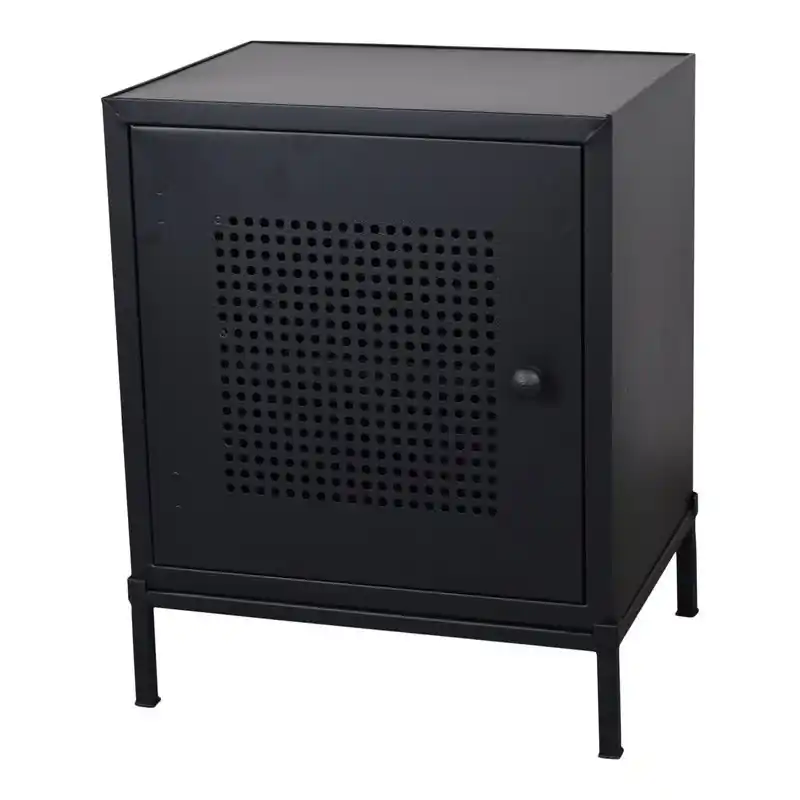 LOFT42 Weby Nachtkastje Industrieel - Zwart - 50x40x30cm Must-Have