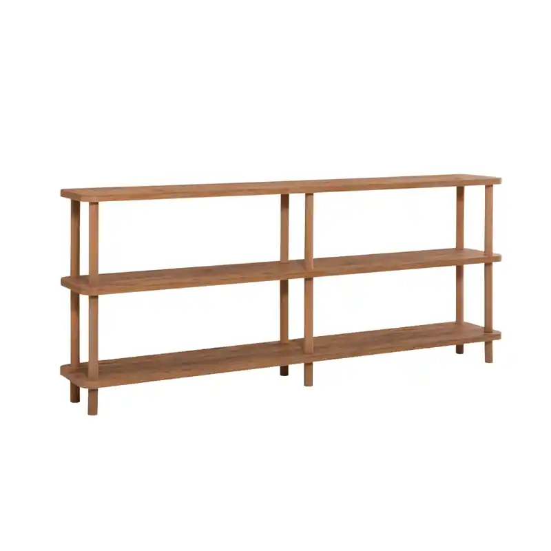 Express Levering Wandrek met 6 planken in Atlantisch dennen decor L180 cm - ZEN