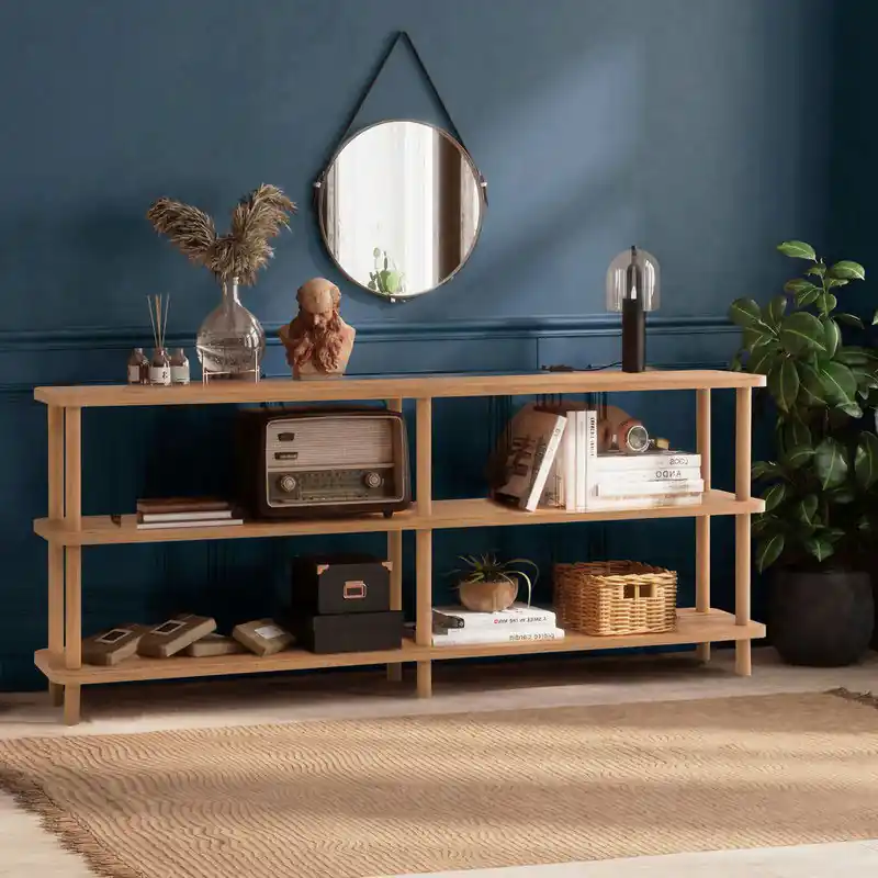 Alleen Vandaag Boekenkast Zen Atlantisch Dennenhout Melamine 180x74,9x35 cm