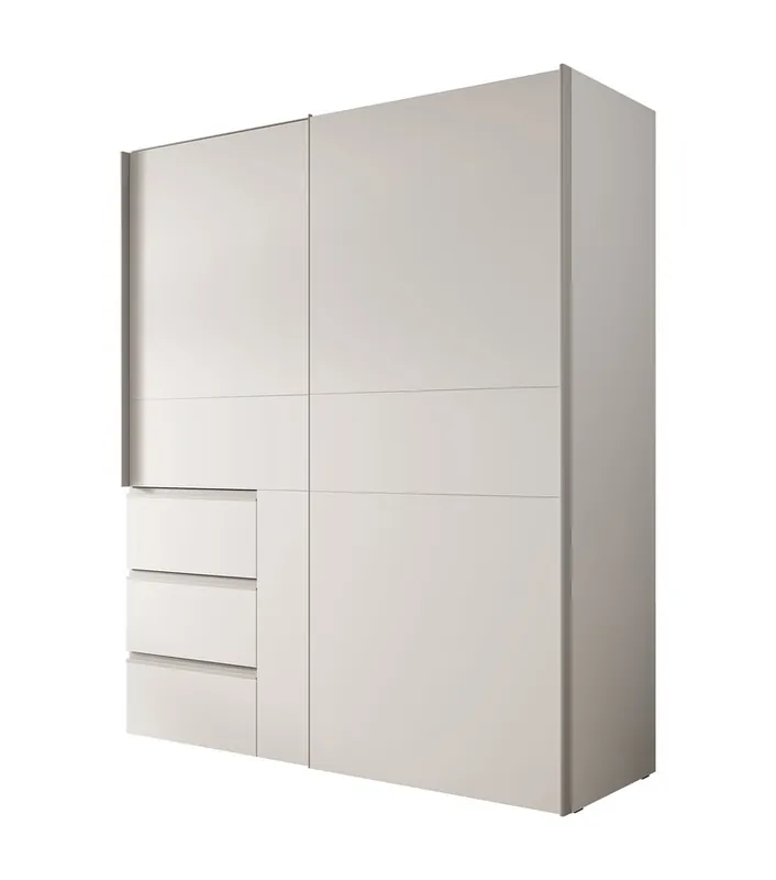 Merkproduct Meubella - Kledingkast Walter - Wit - 170 cm