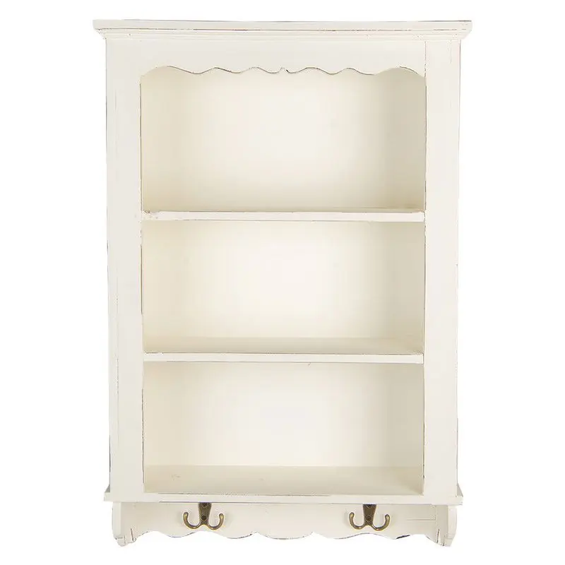 Clayre & Eef Wandkast 46x14x67 cm Bruin Hout In De Mode