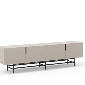 Marckeric - Tv-meubel Eldia - Beige - 200x35x63.5cm Topkwaliteit