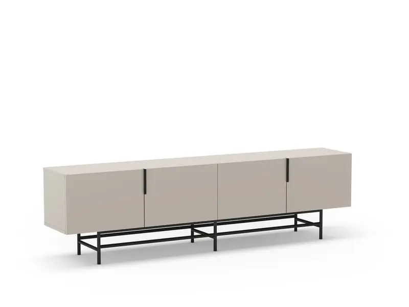 Marckeric - Tv-meubel Eldia - Beige - 200x35x63.5cm Topkwaliteit